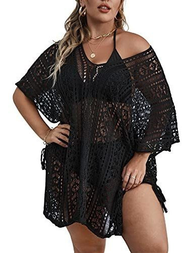 Soly Hux Women's Plus Size Short Sleeve Hollow Out Bfqf2