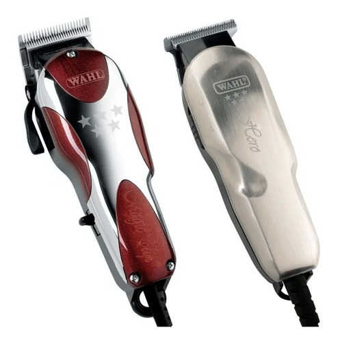 Imagem 1 de 1 de Kit Máquina Corte Wahl Magic Clip E Hero 110v 19734