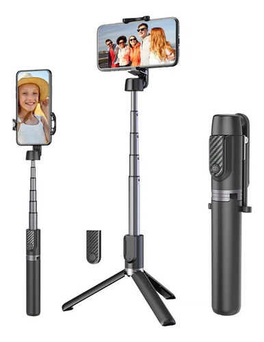 Monopod Baston Palo Selfie Tripode Celular Bluetooth 550067