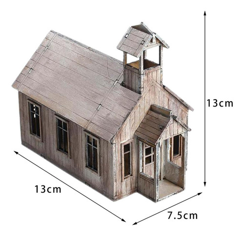 A Adornos Modelo Ensamblados Madera Para Edificio Iglesia