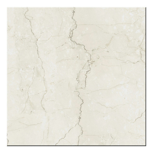 Piso Cerámico Marmi Tiza Brillante 45,3x45,3 San Lorenzo