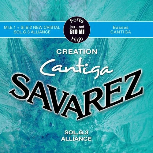 Savarez Creation Cantiga 510mj Tensión Alta Cuerdas Guitarra