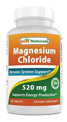 Best Naturals Magnesium Chloride 520 Mg 120 Tabletas