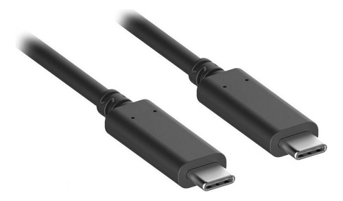 Cable Usb Tipo C A Usb Tipo C 1m Color Negro