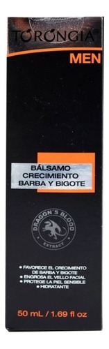 Bálsamo Para Crecimiento De Barba Y Bigote 50ml Torongia Men Fragancia No