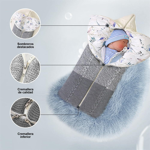 Manta Para Cochecito, Saco De Dormir Para Recién Nacido Saco