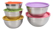 Comprar Taças De Preparação, 5 Peças, Tampas De Mistura, Aço Inoxidá