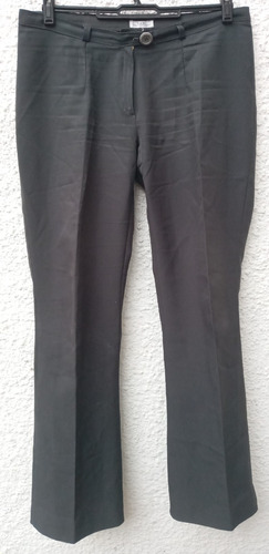 Pantalón Dama Gabardina Gris Oscuro Bon Me Bs As Talle 3.