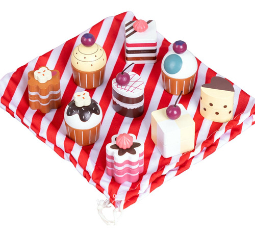 9x Mini Pastel En Miniatura Postres Deliciosos Cupcake Para