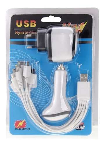 Cargador Híbrido Usb Universal 14 En 1 Multifuncional Pulpo