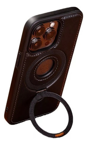 X Funda De Piel Auténtica For iPhone 15 Pro, Modelo