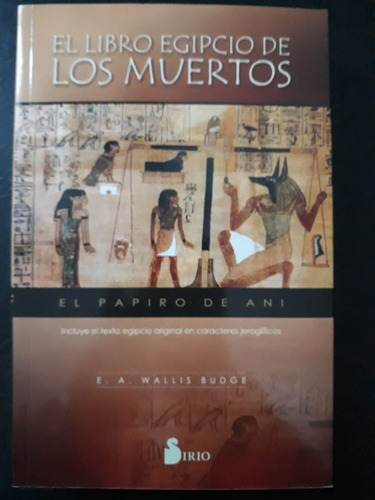  El Libro Egipcio De Los Muertos Wallis Budge Sirio