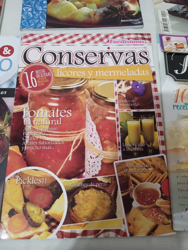 Lote X 12 Revistas Receta Cocina Pasteleria Conservas Microo