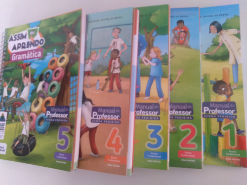 Coleção Completa Assim Eu Aprendo Gramática 1 Ao 5.
