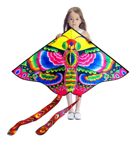 Cometa Para Niñas En Forma De Mariposa 135 X 72 Cm