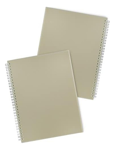 Cuaderno Espiral A5 Tapa Dura Transparente Mejorada, Ju...