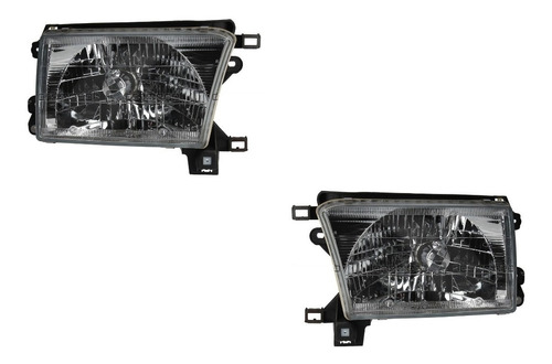 Juego Opticas Faros Toyota Hilux Sw4 1999 2000 2001 2002