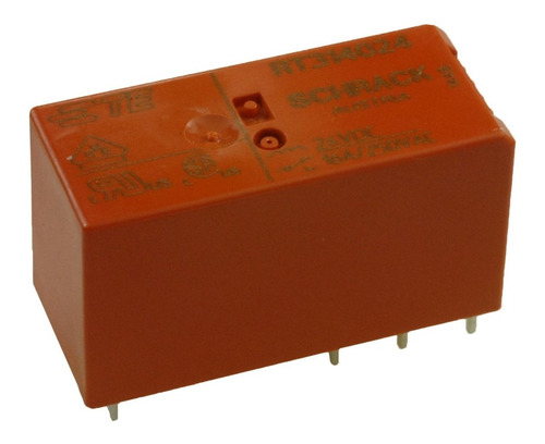 Rele Relay Rt314024 314024 24v 16a 8 Pin