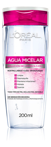 Agua Micelar Loreal Paris Hidra Total 5 200 Ml