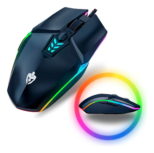 Mouse Gamer Rgb A Eg-113 Uzi Evolut 3200dpi Sensor Ópitico