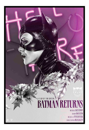 Cuadro Poster Premium 33x48cm Batman Returns Gatubela Sexy