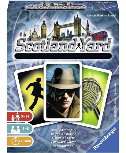 Juego Scotland Yard Cartas Ravensburger