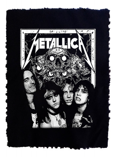 Metallica Parche Espaldera (serigrafía)