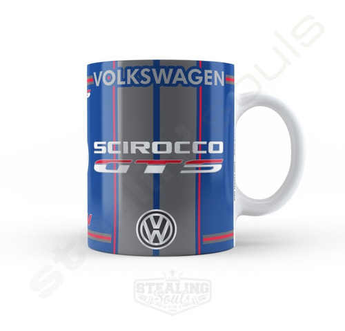 Taza | Clásico Argentino | Volkswagen Scirocco Gts | Azul