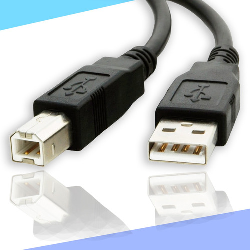 Cables USB A/B para impresoras - Epson - HP - Kodak - 1.8 M.