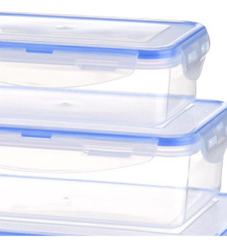 Dm-cfdm-cf3 Pçs Caixa De Armazenamento De Geladeira Recipien