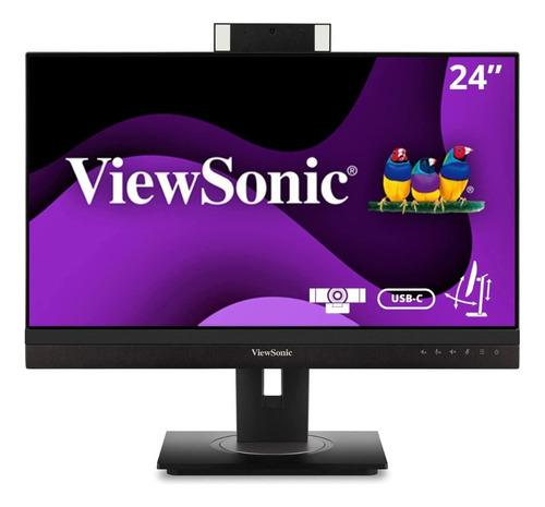 Viewsonic Vg2456v Monitor 24  Full Hd Ips, Camara- Lich