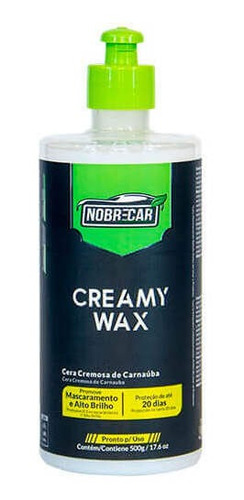 Cera Creamy Wax Mascaramento Brilho Extremo 500 G Nobrecar