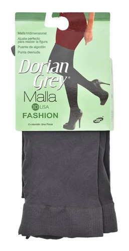 Malla Dorian Grey Talla M 3d Lisa Gris Oxford
