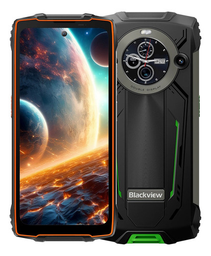 Blackview Bv8200, Teléfono Robusto, 6.5 Pulgadas, 2.4 K, 120 Hz, Pantalla Helio G100, 12 Gb, 256 Gb, Nfc, Linterna Nfc Android 14, Teléfono Móvil, Ver