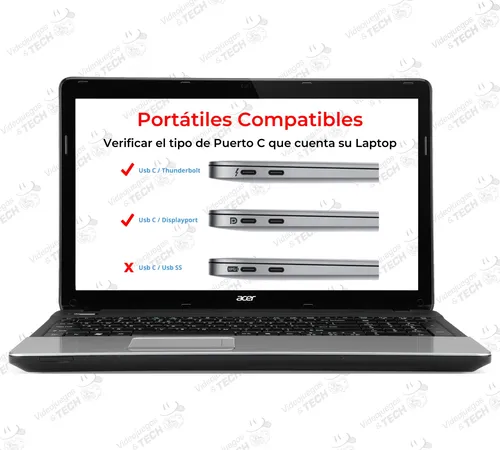 Convertidor Tipo C Hdmi Vga Usb Para Hp Elitebook 830 G5 G6