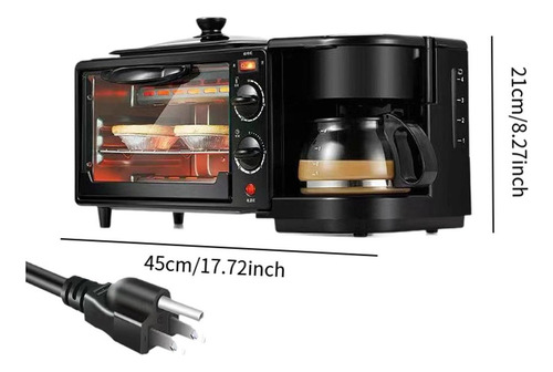 Nuevo Máquina De Desayuno 3 En 1 Con Cafetera For