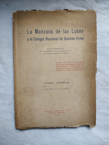 Estudio Historico Nacional Buenosaires Manzana Luces Vilardi