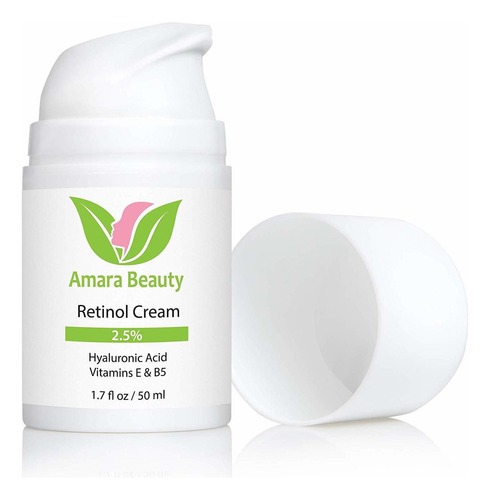 Crema Retinol Para Cara 2,5% Con Ácido Hialurónico Y Vitamin