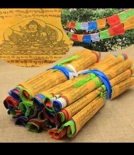 Banderas Tibetanas 4 Rollos Más Envío Gratis