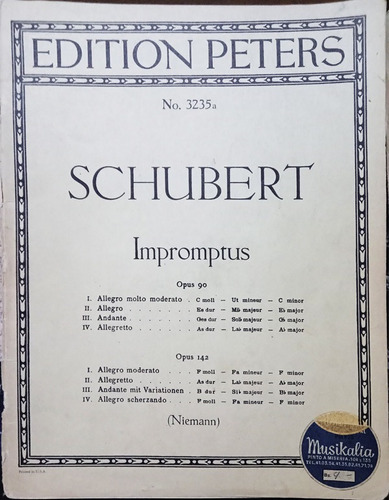 Piano - Libros De Partituras - Beethoven - Czerny - Schubert