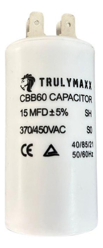 Capacitor 15 Mfd Trulymaxx® Para Refrigeración (2 Unidades)