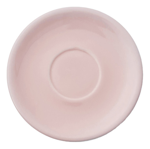 X 6 Combo Taza C/ Plato Germer Oval 300 Ml Color Rosa