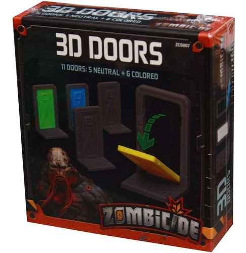 Juego De Puertas 3d Cmon Zombicide Invader | Juego De Mesa D