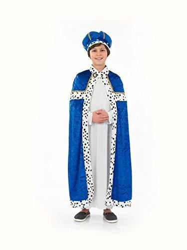 Disfraz De Hombre Sabio Para Niños Traje Azul De Los Reyes M