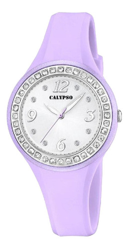 Reloj K5567/d Morado Calypso Mujer Digital Crush