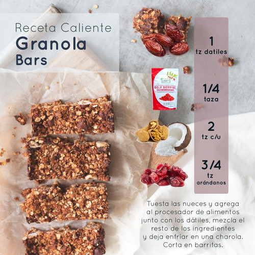 Imagen 8 de 8 de Duo Goji Berries Bayas De Goji Orgánicas Leafy 250g