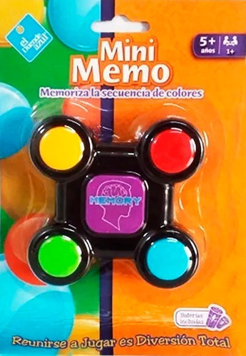 Imagen 2 de 6 de Juego Mini Memo Simon Juego De Memoria Tv Nvo 6904 Bigshop