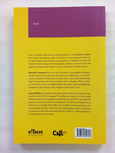 Imagen 2 de 2 de La Lengua Mundial - Casanova Fólica Bein - Ethos 2021