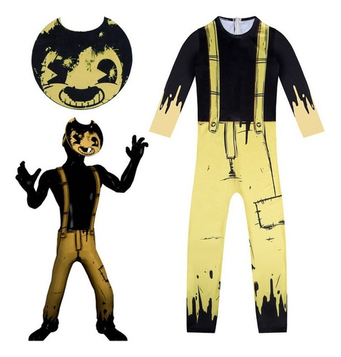 Mono De Disfraz De Halloween De Bendy Y La Máquina De Tinta