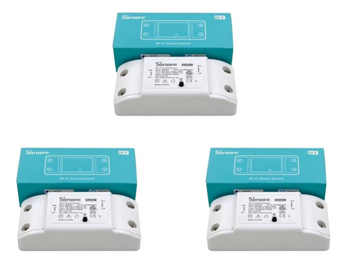 Sonoff Interruptor Wifi Basico 220v Kit X3 - Electrocom -